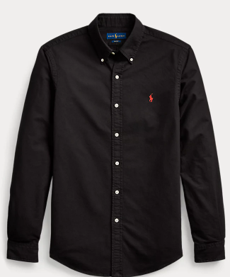 Chemise Oxford teinte en pièce Slim Fit Ralph Lauren